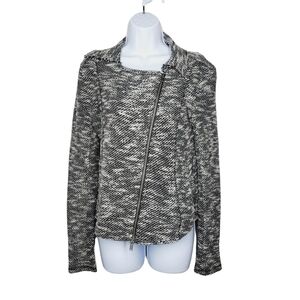 Anthropology Saturday Sunday Zip Front Sweater Jacket
